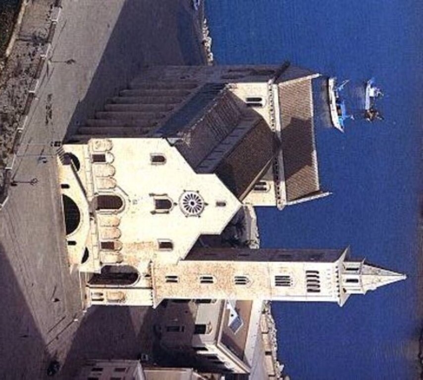 Our house is close to the cathedral