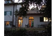 the house from the garden