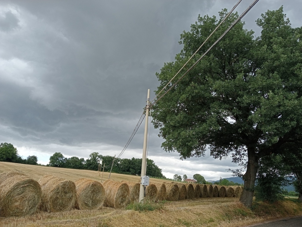 paesaggio a fine estate - landscape at the end of summer