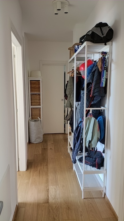 Hallway sleeping area