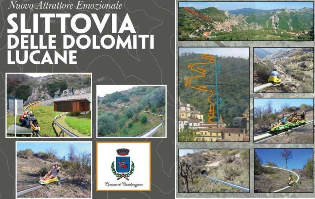 45 min in auto (Slittovia di Castelmezzano)