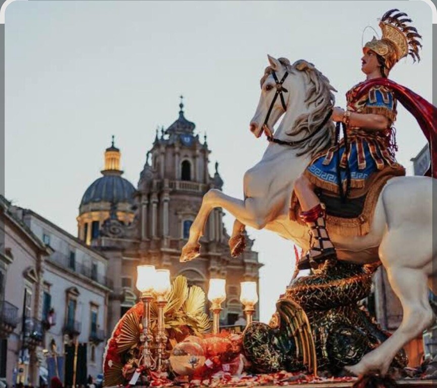 Patronal feast of st. George (Ragusa Ibla)