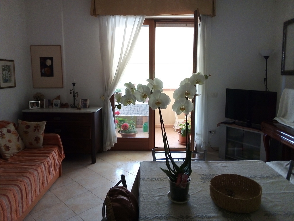 Soggiorno con divano letto