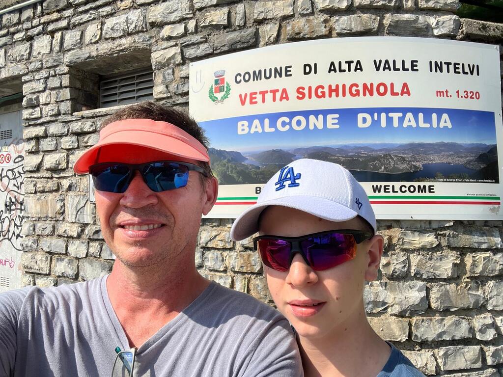 The famous balcony of Italy. 10min by car, or 40min hike through the forest 