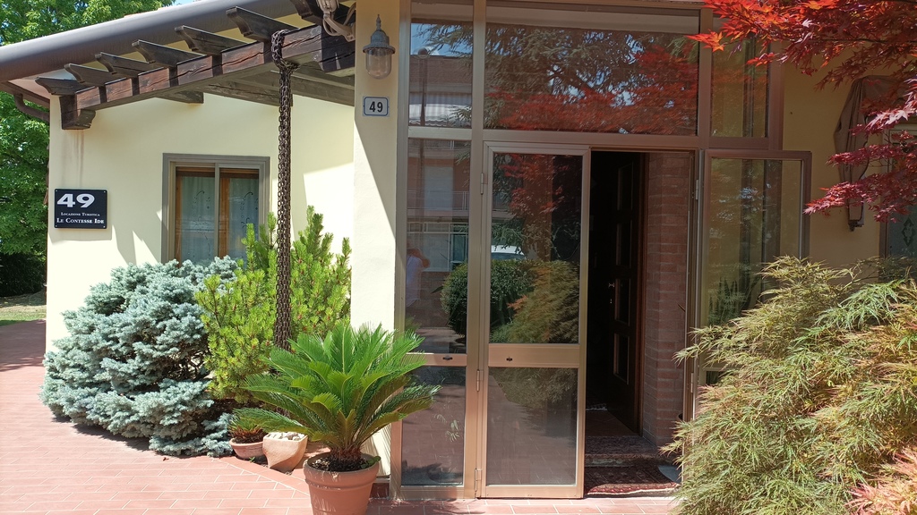 vista entrata villa