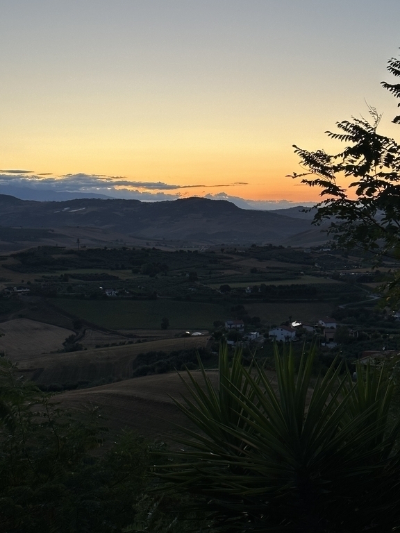 View over our hills