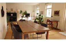 Dining / living area, view from open-plan kitchen