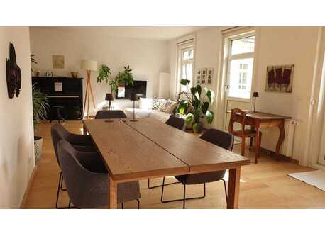 Dining / living area, view from open-plan kitchen