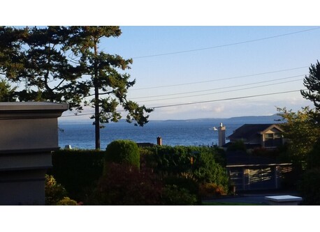 Ocean view from front deck of house