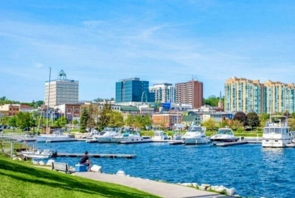 Beautiful Barrie on the shores of Lake Simcoe