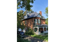 Trees provide lots of shade in the summer 