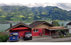 House with nice view to Lake Sarnen and Mountains