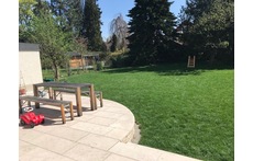 View in back garden from terrace