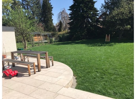 View in back garden from terrace