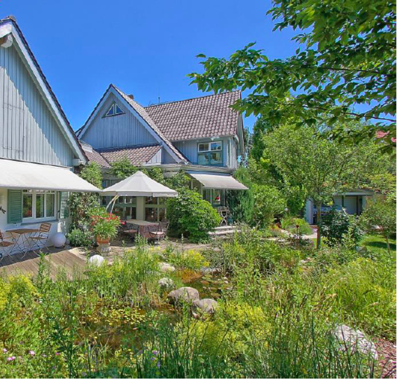 view of house from back garden