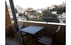 Private balcony of the main bedroom