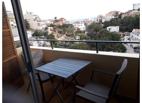 Private balcony of the main bedroom