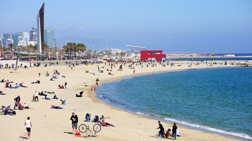 Barcelona`s Beaches, 10 minutes walking !