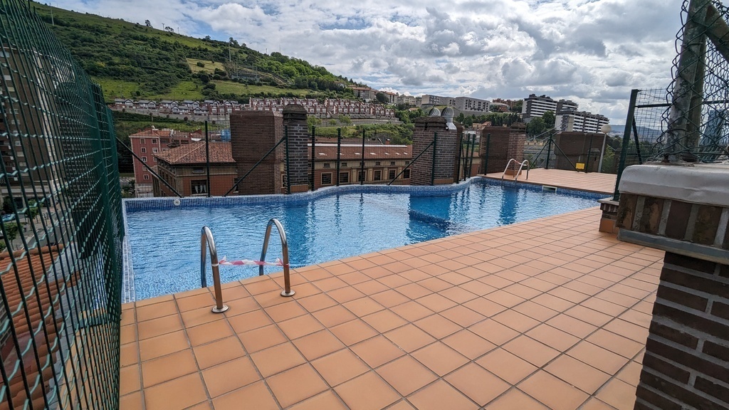 Piscina en la azotea