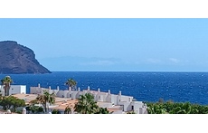 View from my terrace. Montana Roja with Gran Canaria in distance.