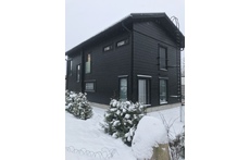 Our house in winter