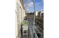 balcony with sun and view
