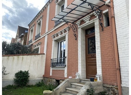 The front door and the front mini garden