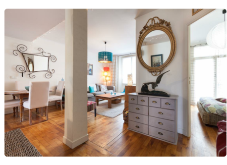 vue de l appartemznt en entrant