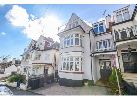 House from the front street - one off road parking space and reserved road space.