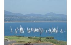 The Round Ireland Yacht Race leaving Wicklow.
View from our Garden