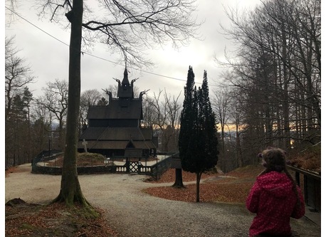 Fantoft stave church - 100 m from our house