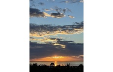 View from our backyard