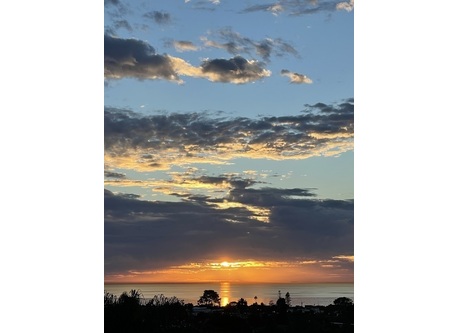 View from our backyard