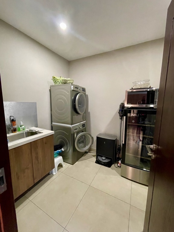Laundry room, attached to kitchen