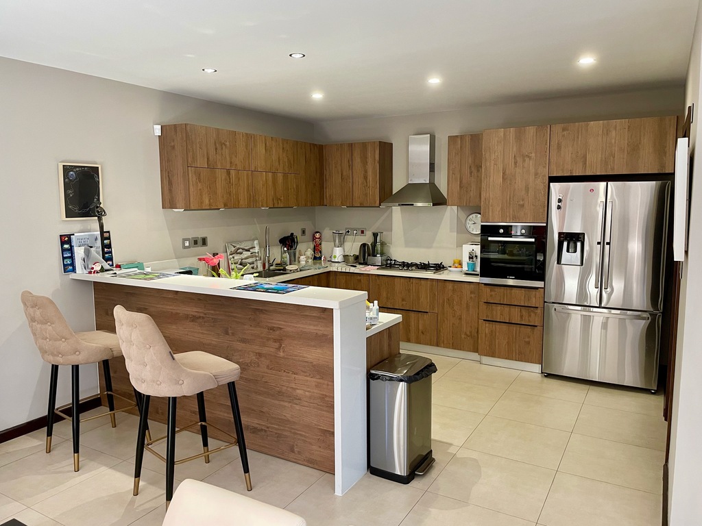 Open kitchen, view from Living room