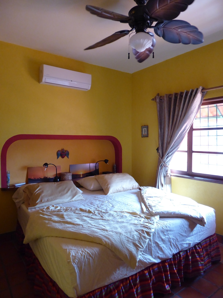 Comfortable king master bedroom.