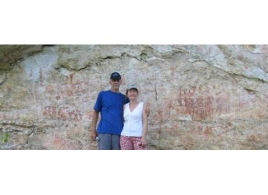 Ancient petroglyphs can be found... if you look!