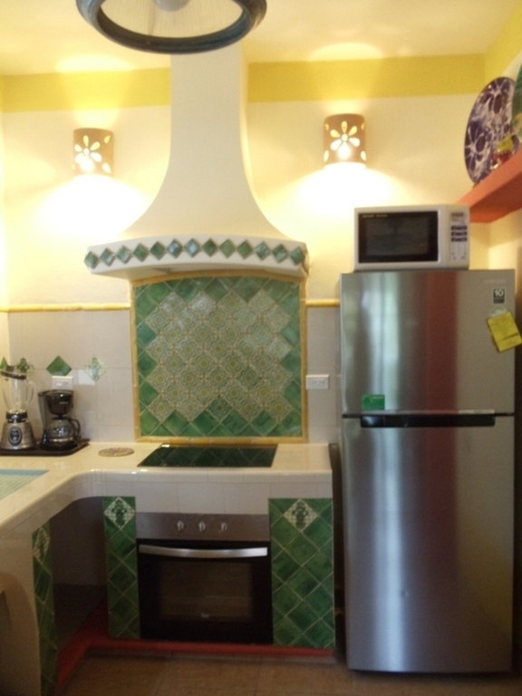 Beautiful kitchen with induction cooking for the inspired chef.  