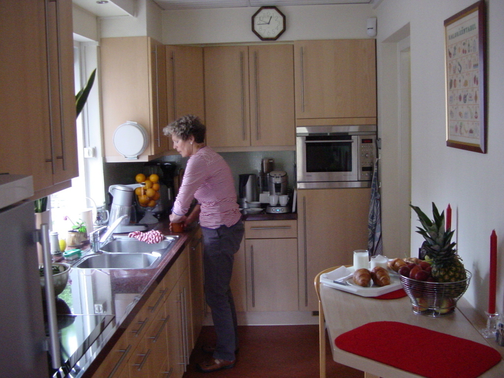Willemien in the kitchen