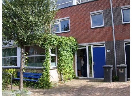 Free parking place in front of our house. Paid parking everywhere in A'dam.