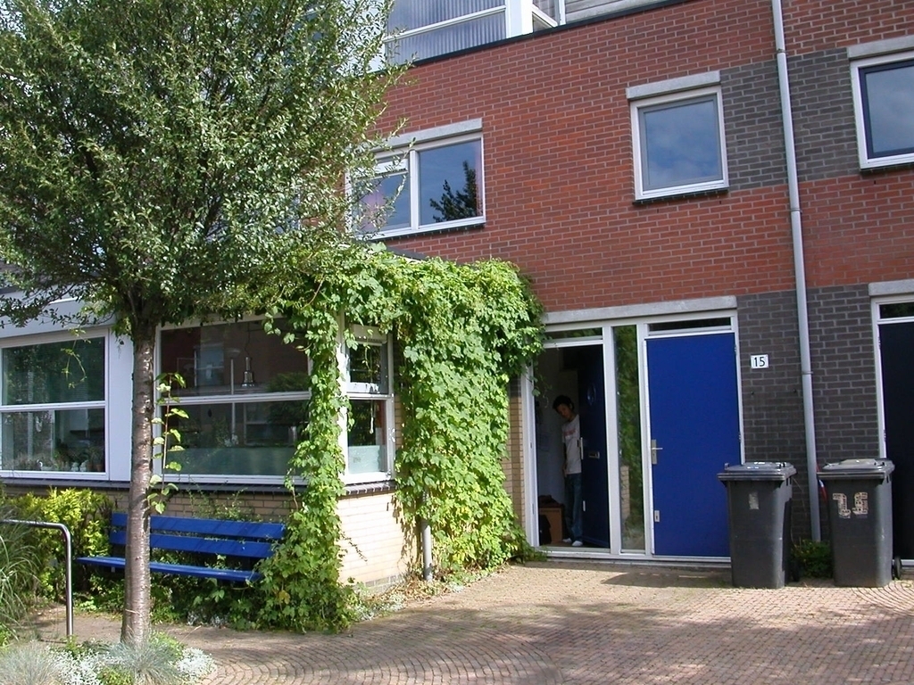 Free parking place in front of our house. Paid parking everywhere in A'dam.