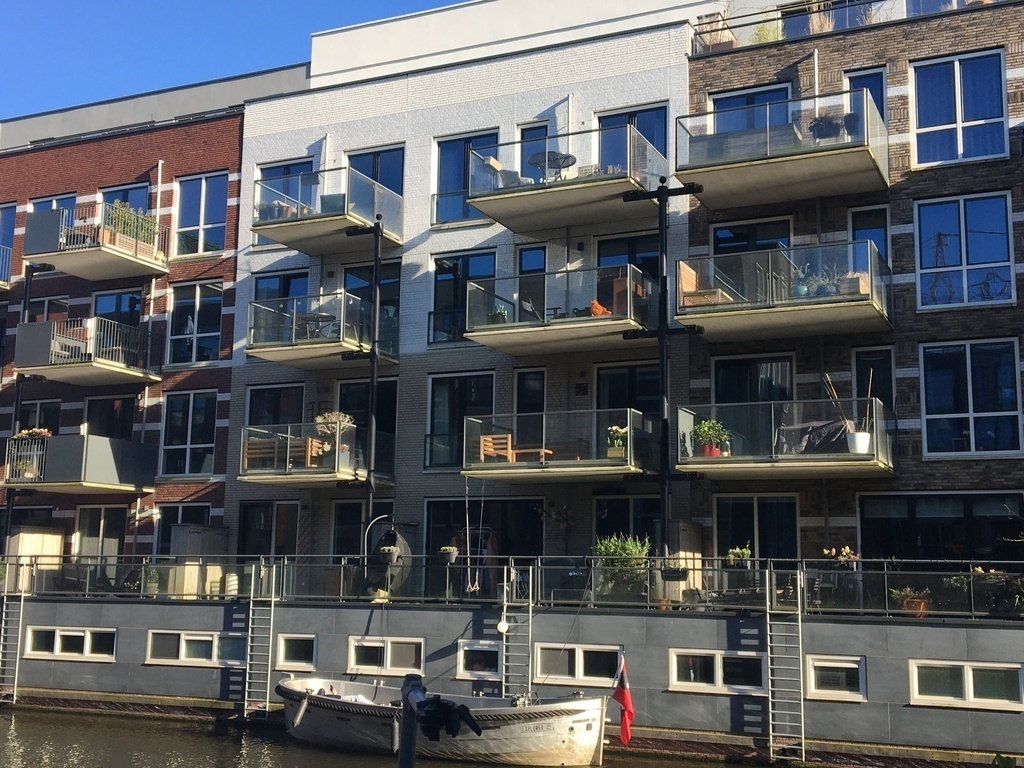 The white house is our apartment