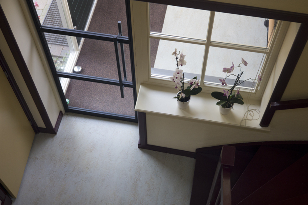 entrance from upstairs