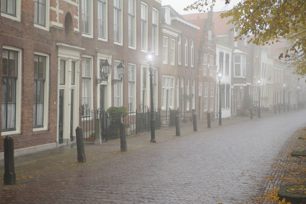 Brielle on a foggy day.