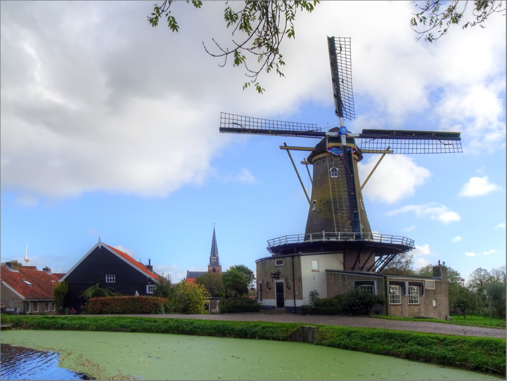 Geervliet, small medieval village.