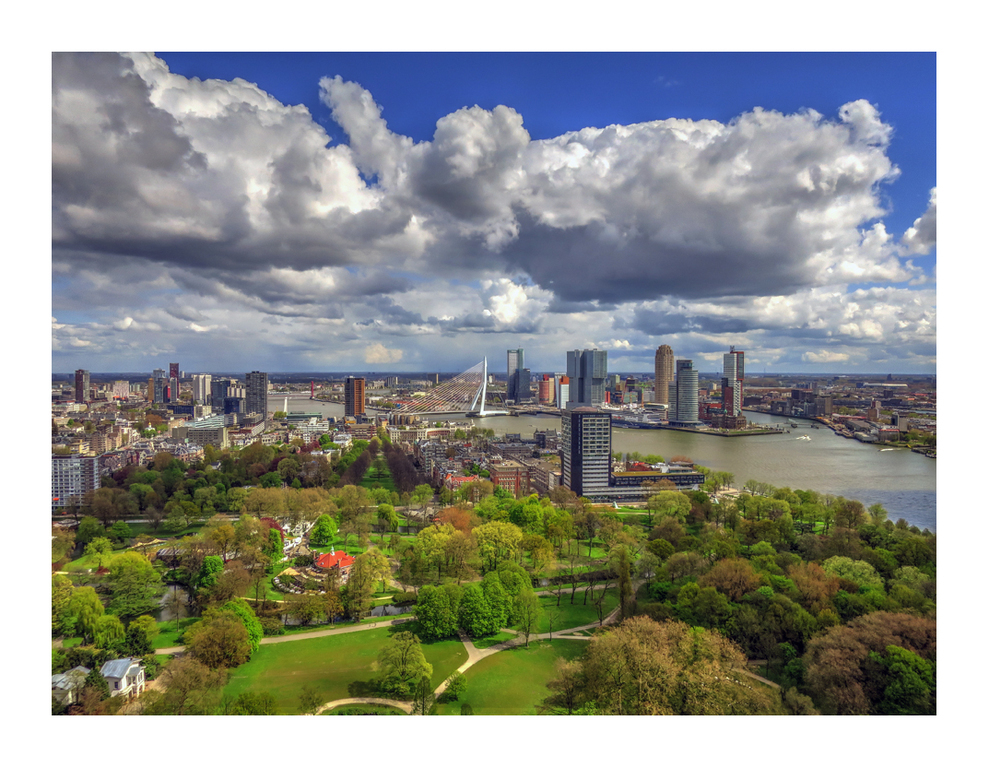 Rotterdam. View from the Euromast.