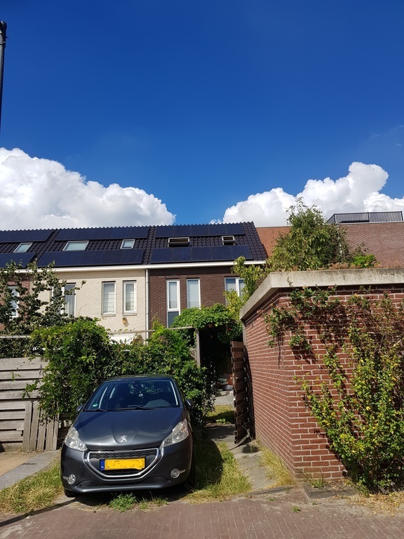 Back of the house, parking