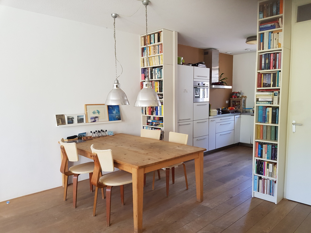 Living room and kitchen