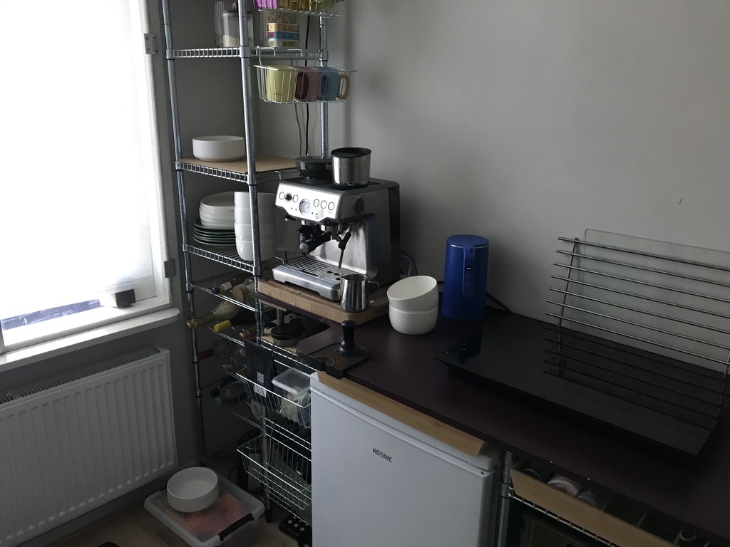 second bedroom / studio kitchinette