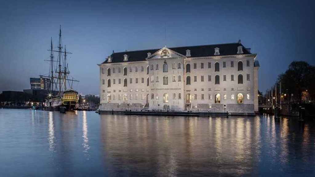 Amsterdam Maritime museum, a ten minutes walk